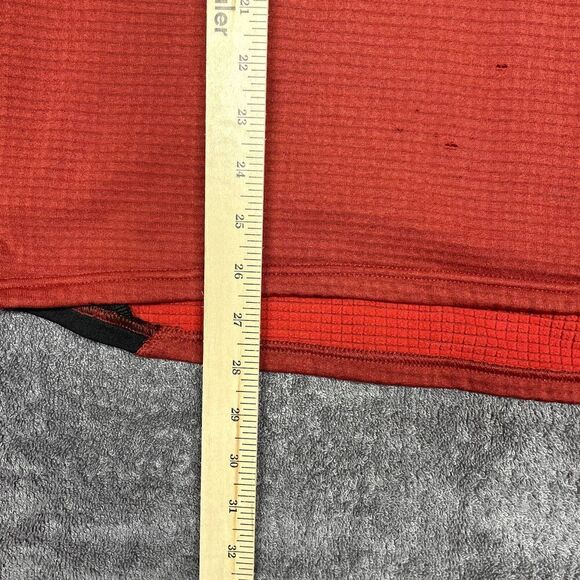 Vintage Patagonia Sweater Mens XL Red 1/2 Zip R1 Regulator Made In USA *PHOTOS* - Picture 6 of 10